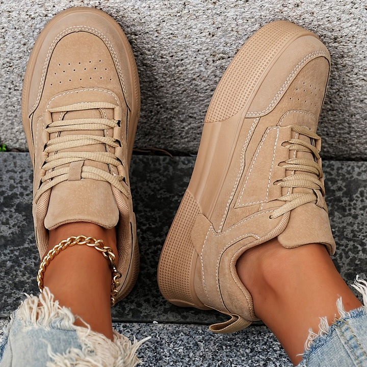 Namira - Lace Up Sneakers With Round Toe