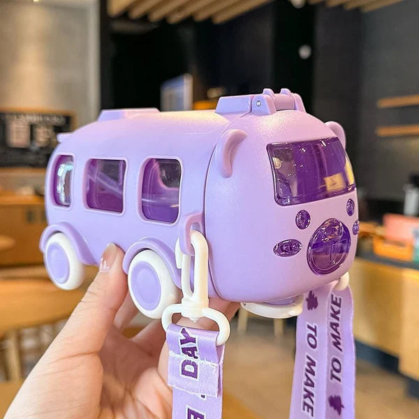 AquaBus - Portable Bus Shaped Water Bottle