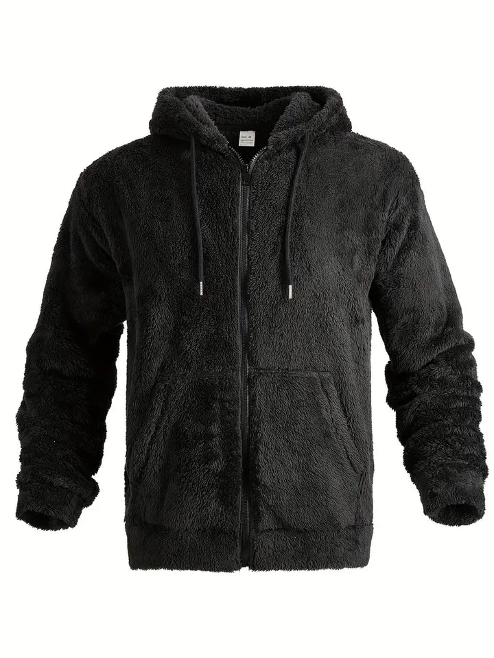 Ushakov - Casual Long Sleeve Hoodie With Zipper