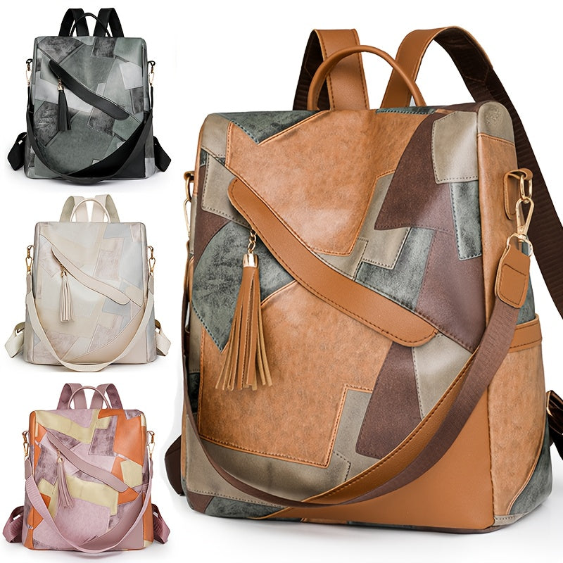 Stratosflex - Checkered Anti-Theft Backpack