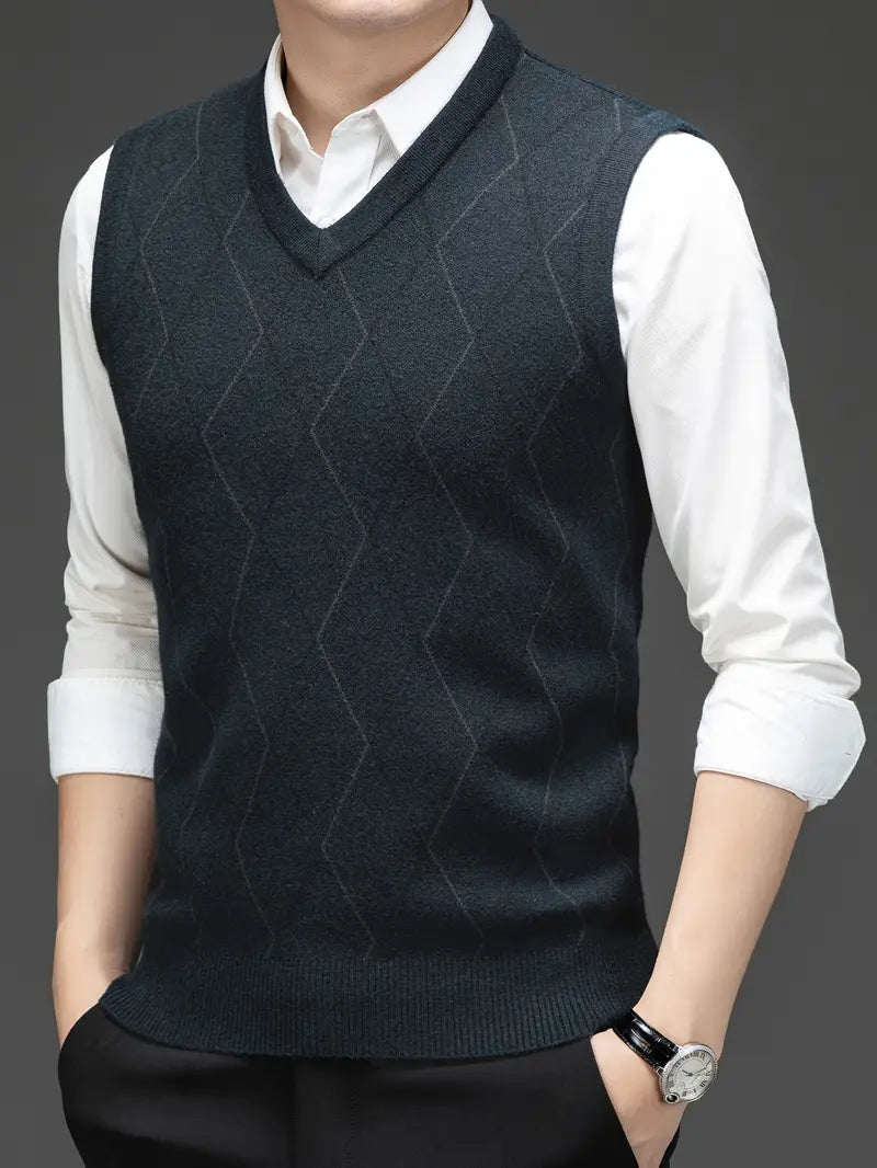 Yannick - Slim Fit Sleeveless Sweater