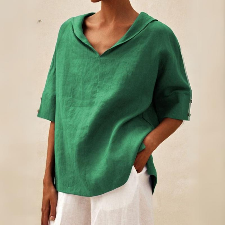 Zoe - Casual Loose Fitting Blouse