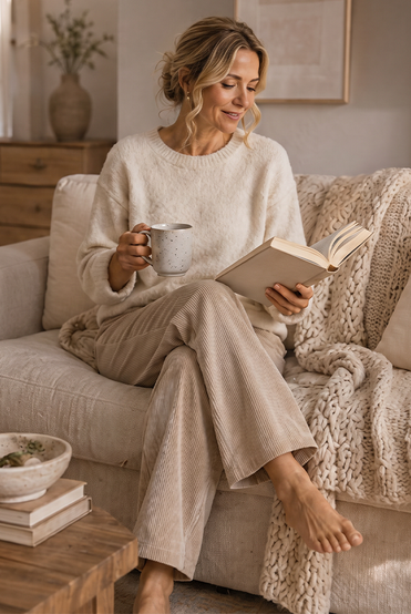 Serina - Wide Leg Trousers With Front Pockets