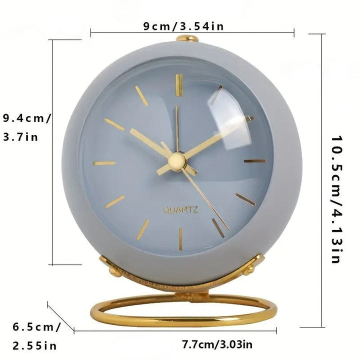 NordAura - Silent Nordic-Inspired Desk Clock For Home Decor