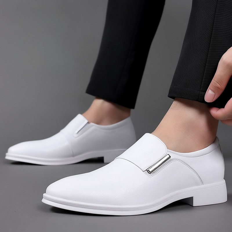 Hader - Leather Loafers With Pointed Toe
