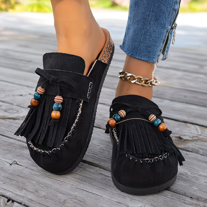 Mehra - Bohemian Suede Moccassins