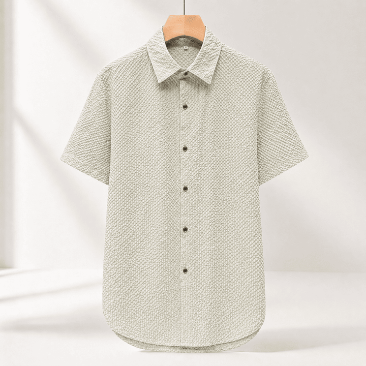 Filipe - Short Sleeve Textured Shirt