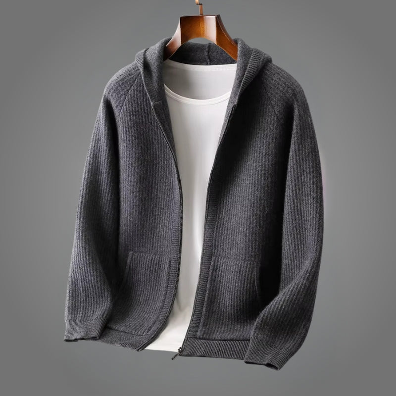 Romain - Knitted Zip Up Hoodie
