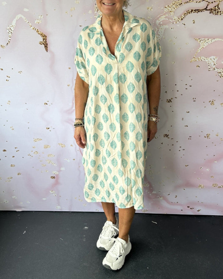 Dini - Stylish Dress With V Neck