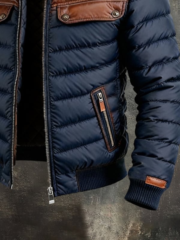 Patrice - Warm Color Block Outdoor Jacket