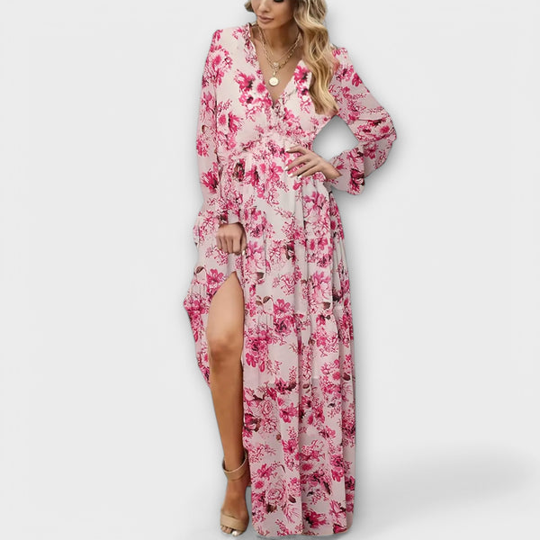 Vanna - Elegant Long Sleeve Dress
