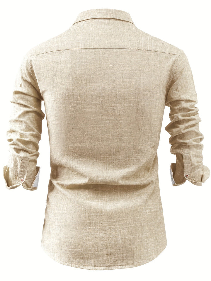 Nolan - Long Sleeve Shirt With Button