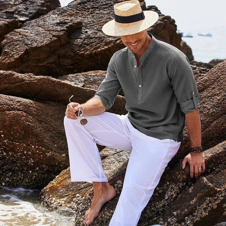 Tjeerd - Long Sleeved Casual Shirt