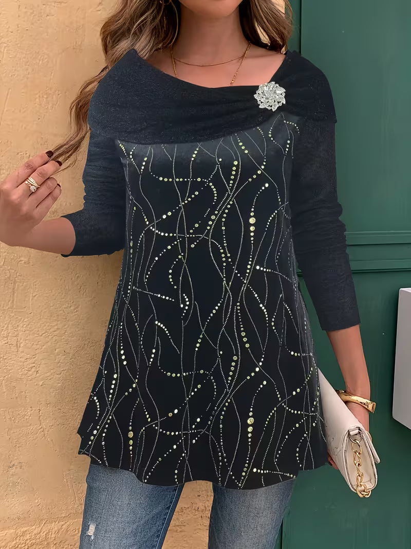 Leonana - Elegant Long Sleeve Top