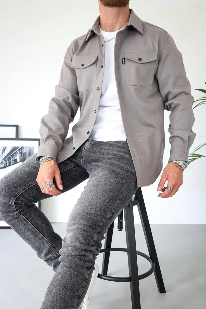 Dewid - Button Up Shirt With Front Pockets