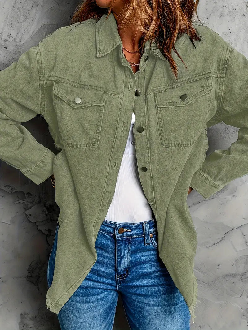 Malika - Long Sleeve Denim Jacket