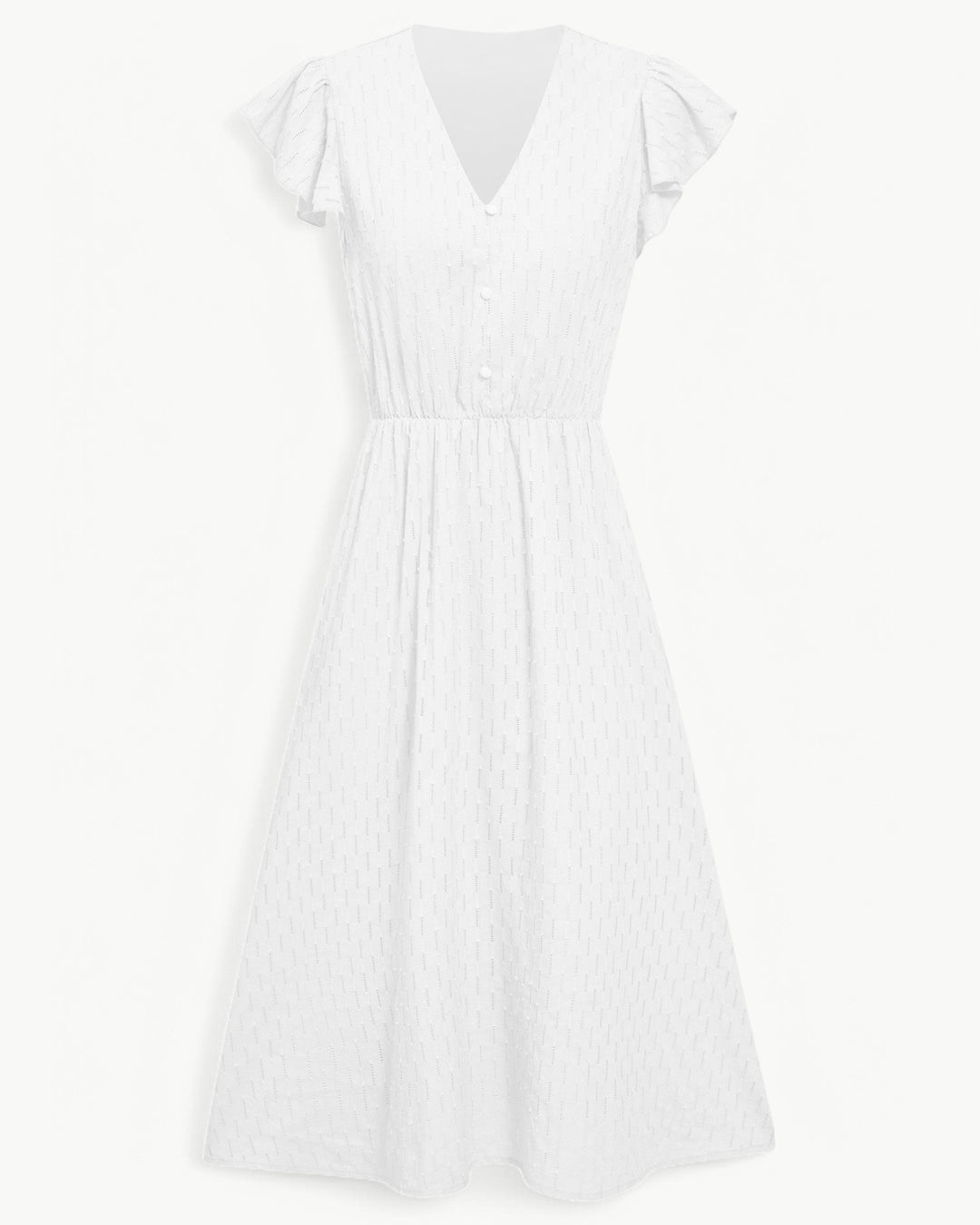 Julieta - Midi Dress With Ruffle Sleeve