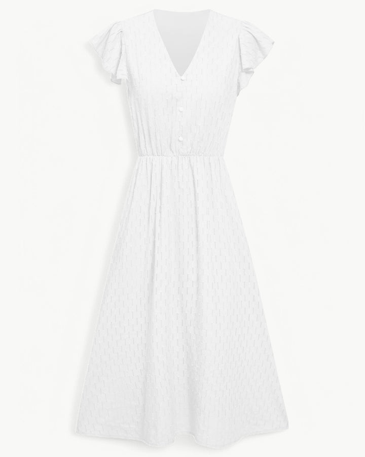 Julieta - Midi Dress With Ruffle Sleeve