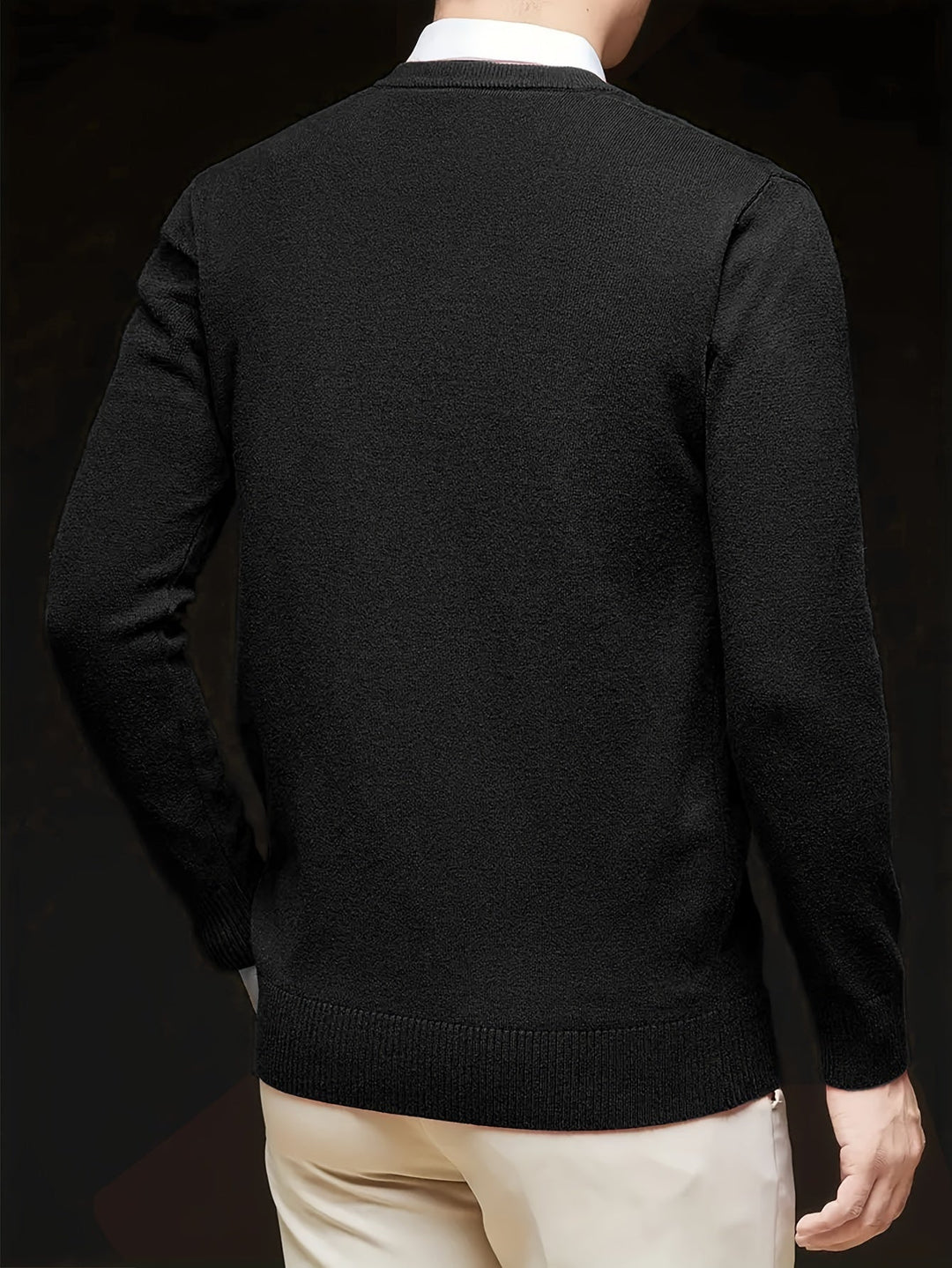 Viterax - Cross Border V-Neck Knitted Sweater