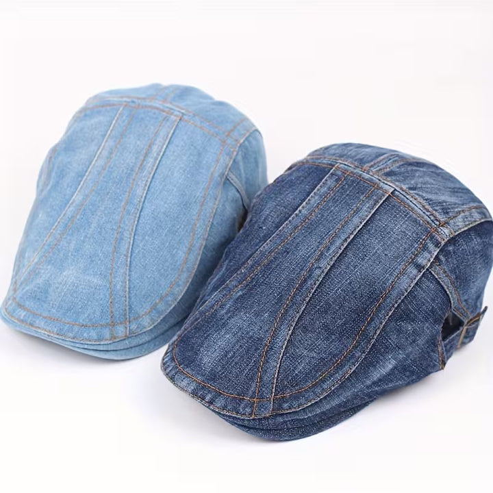 DenimCrown - Casual Unisex Denim Beret