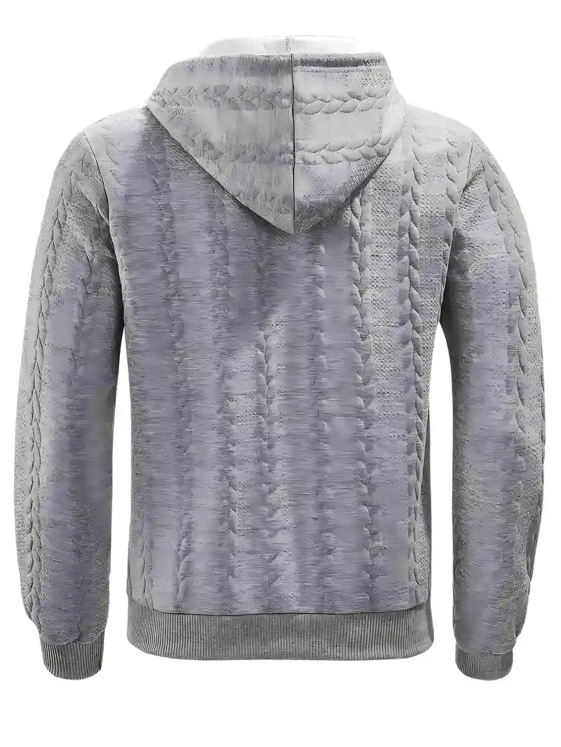 Philipp - Casual Zip Up Hoodie With Long Sleeve