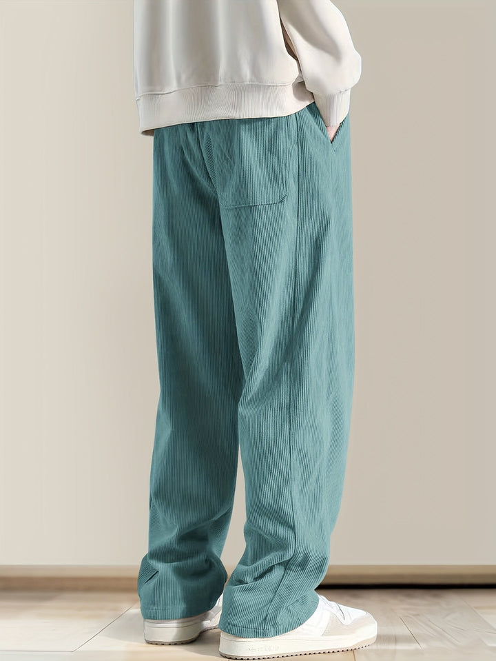 Ellyson - Corduroy Pants With Drawstring Waist