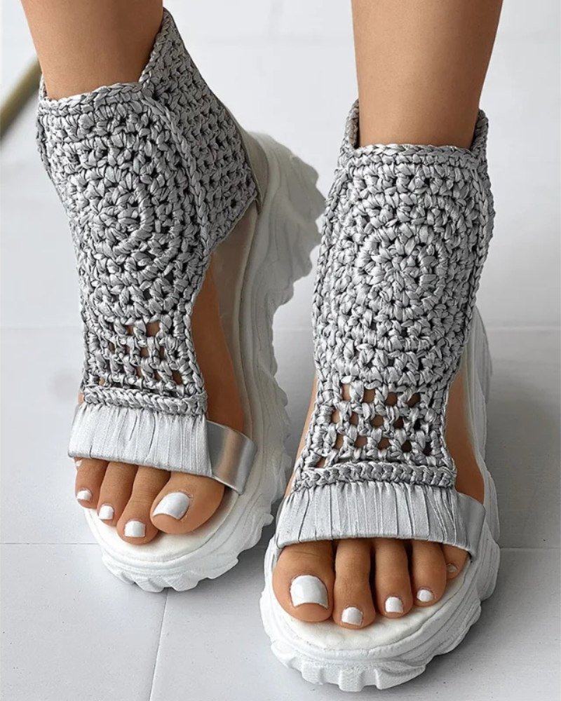 Dhita - Boho Knit Sandals
