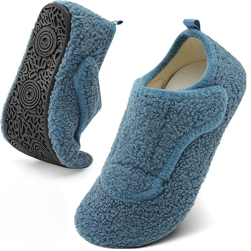 Renaana - Lightweight Wide Slipper With Rubber Sole