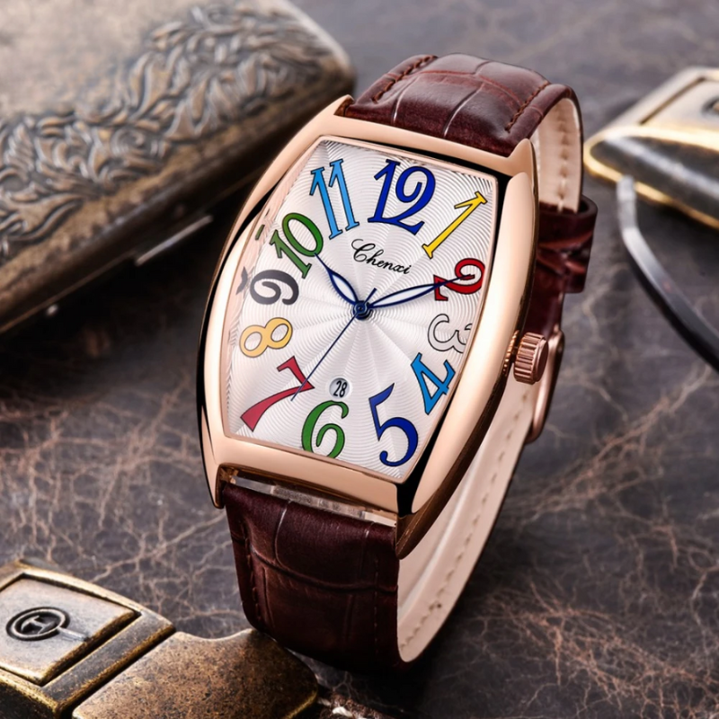Simond - Stylish Watch With Leather Strap