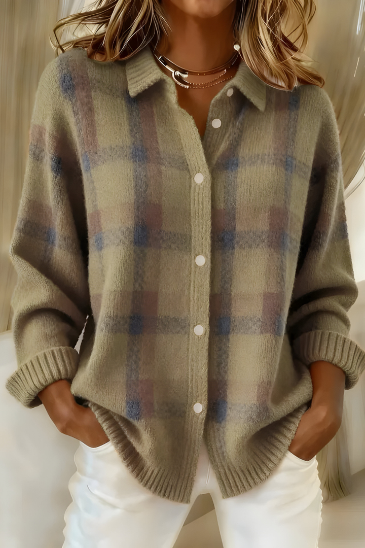 Caelea - Comfort Long Sleeve Cardigan