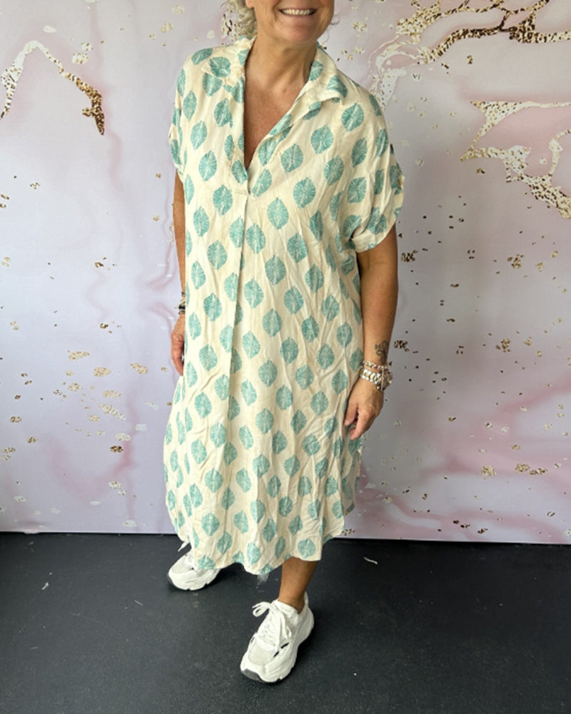 Dini - Stylish Dress With V Neck