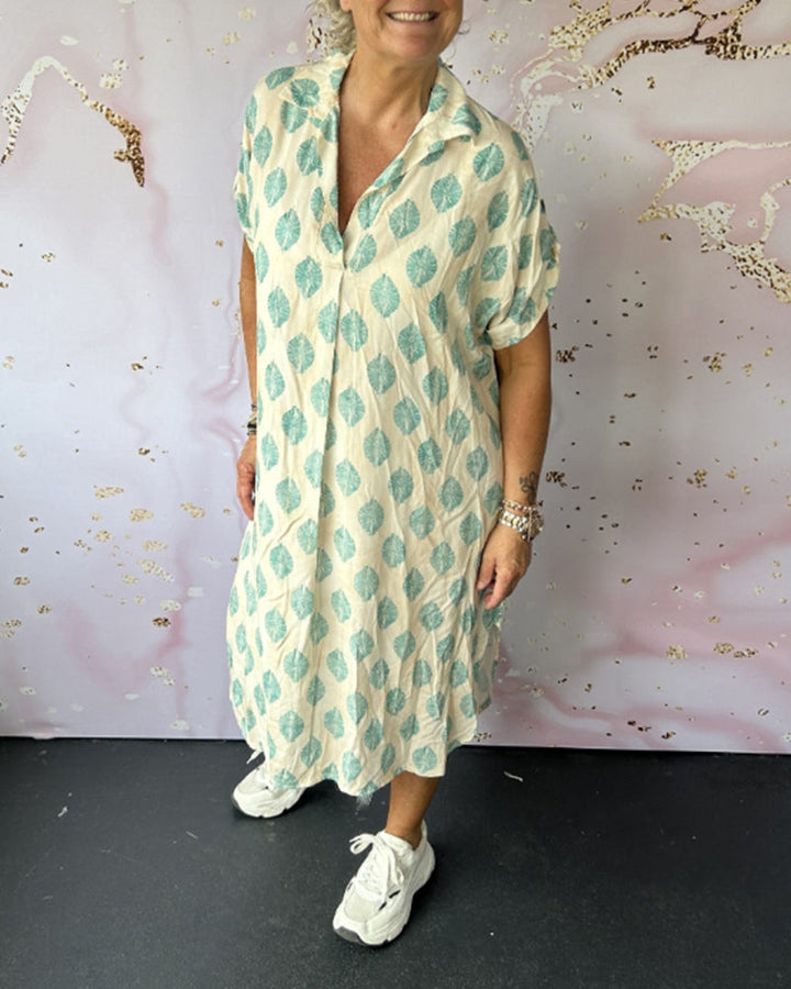 Dini - Stylish Dress With V Neck