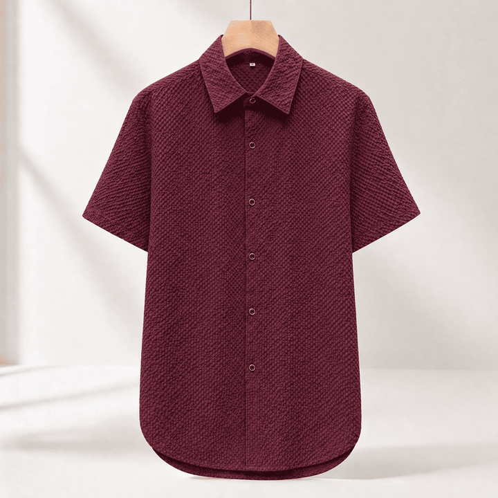 Filipe - Short Sleeve Textured Shirt