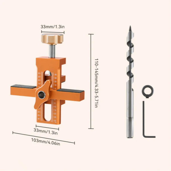 JigMaster - 2-in-1 Cabinet Door Mounting Jig