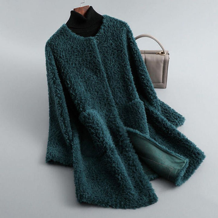 Minette - Elegant Faux Fur Teddy Coat