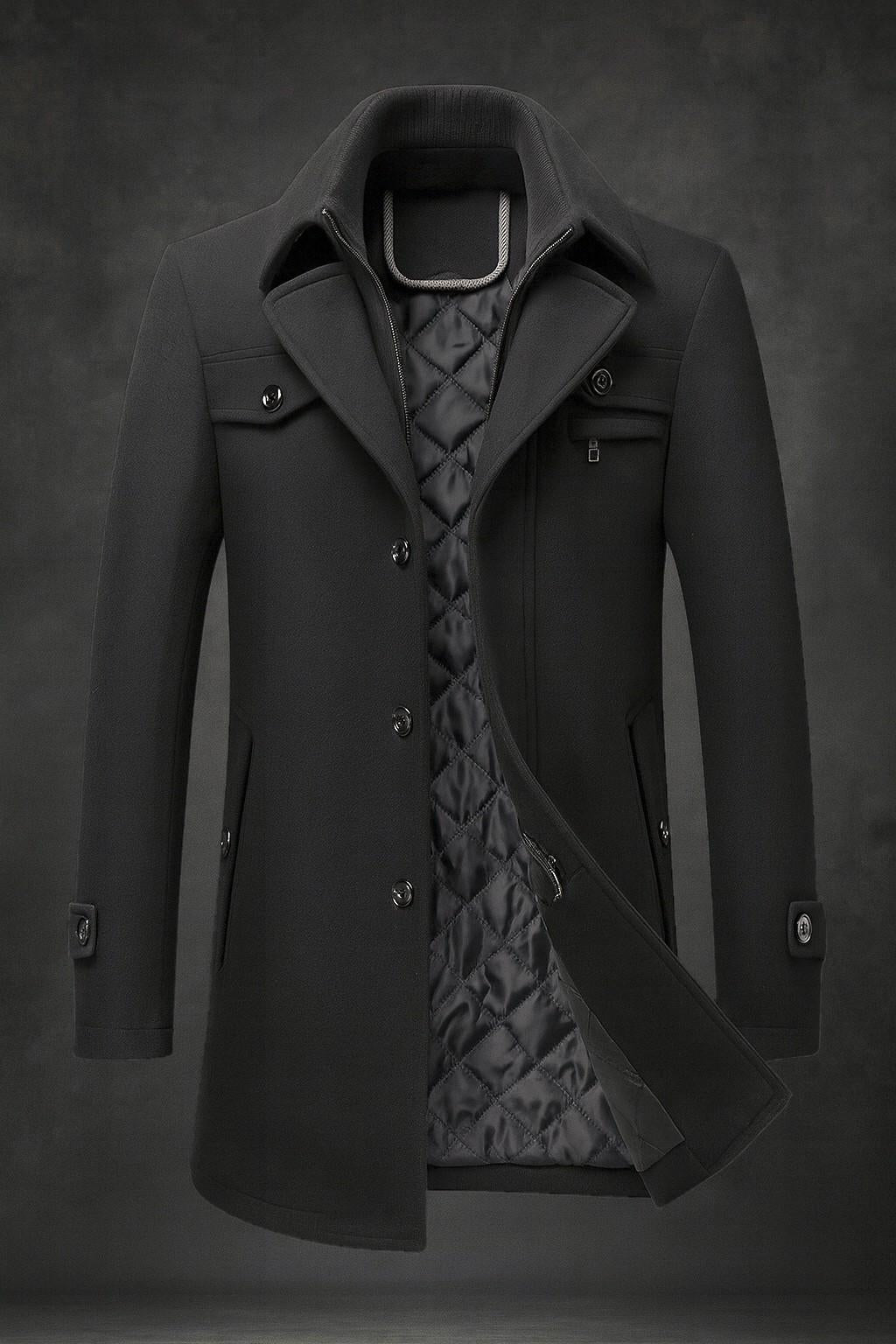 Dorer - Button Up Wool Coat