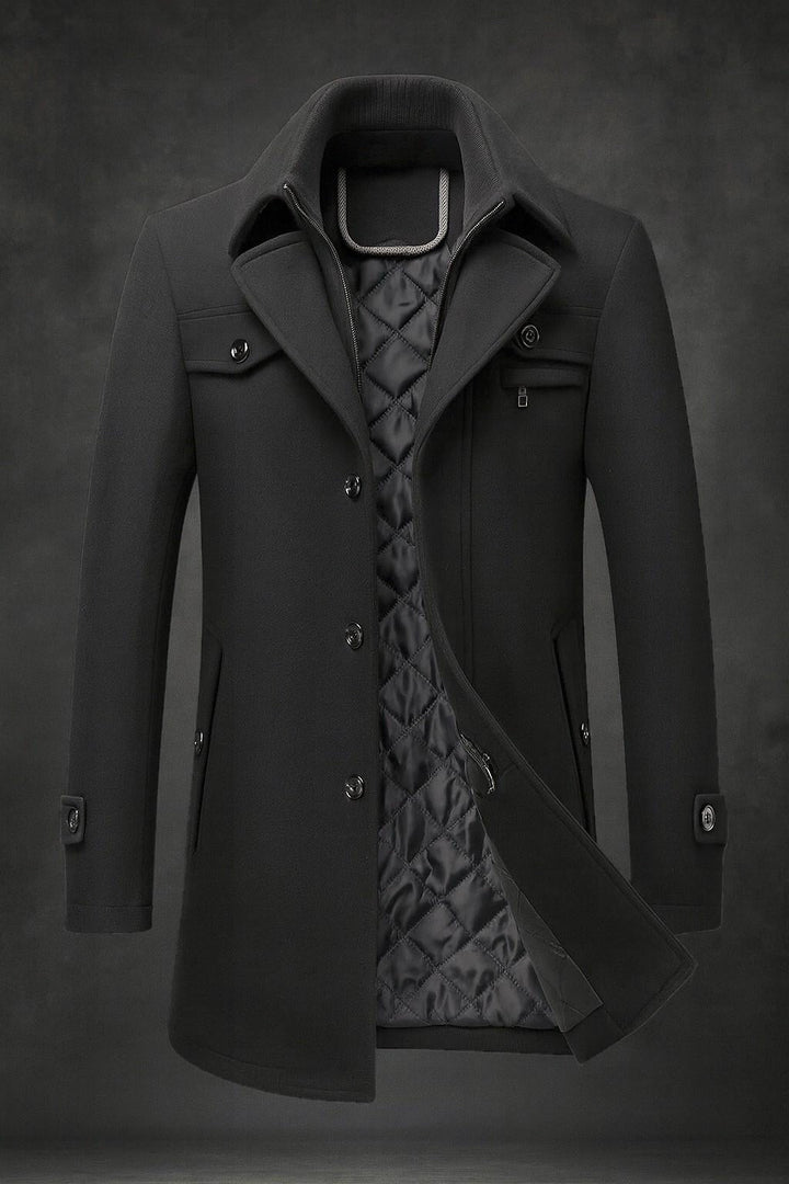 Dorer - Button Up Wool Coat