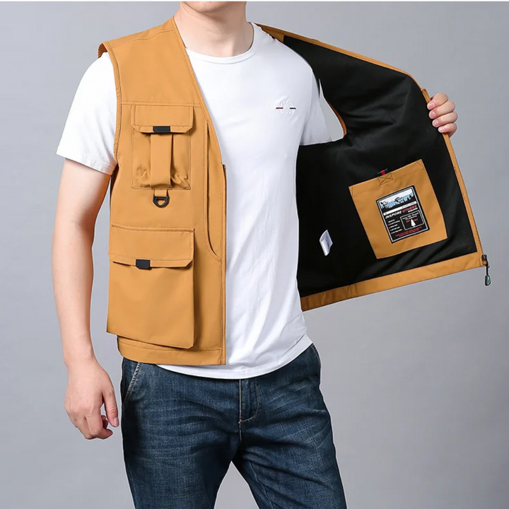 Mose - Breathable Multi Pocket Cargo Vest