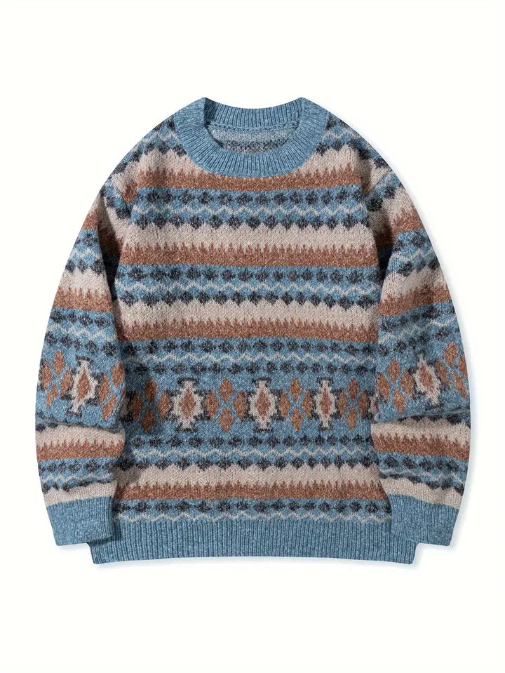 Hartman - Casual Geometric Knitted Sweater