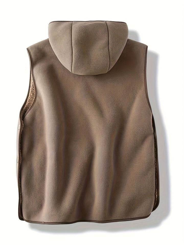 Niles - Polyester Sleeveless Hoodie for Winter
