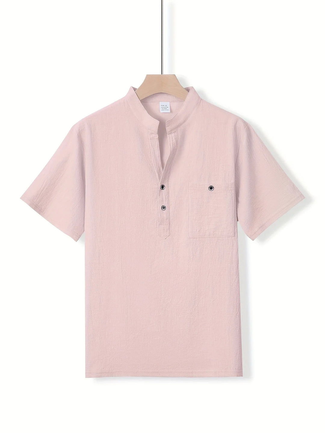 Markos - Casual Short Sleeve Shirt With Button