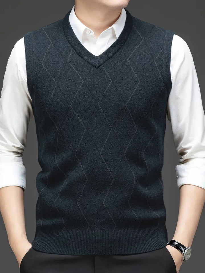 Yannick - Slim Fit Sleeveless Sweater