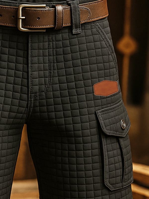 Men's Vintage Outdoor Functional Knit Shorts With Square Cut