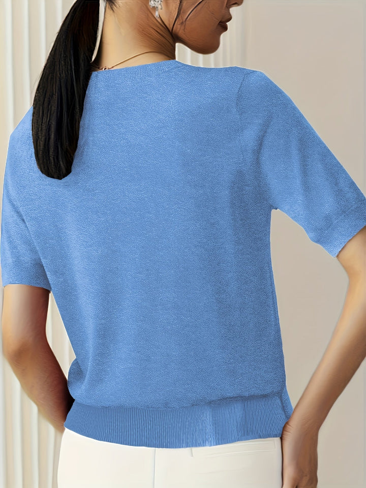Jacquie - High Elasticity Casual T-Shirt