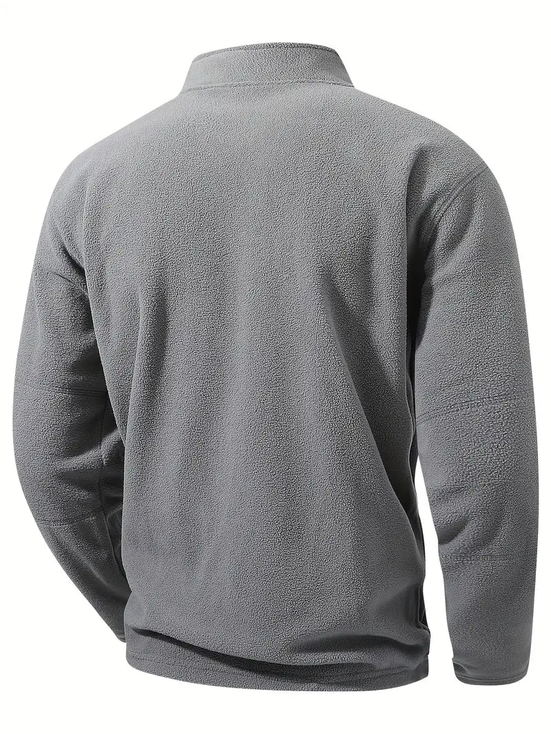 Maurits - Half-Zip Stand Collar Sweatshirt