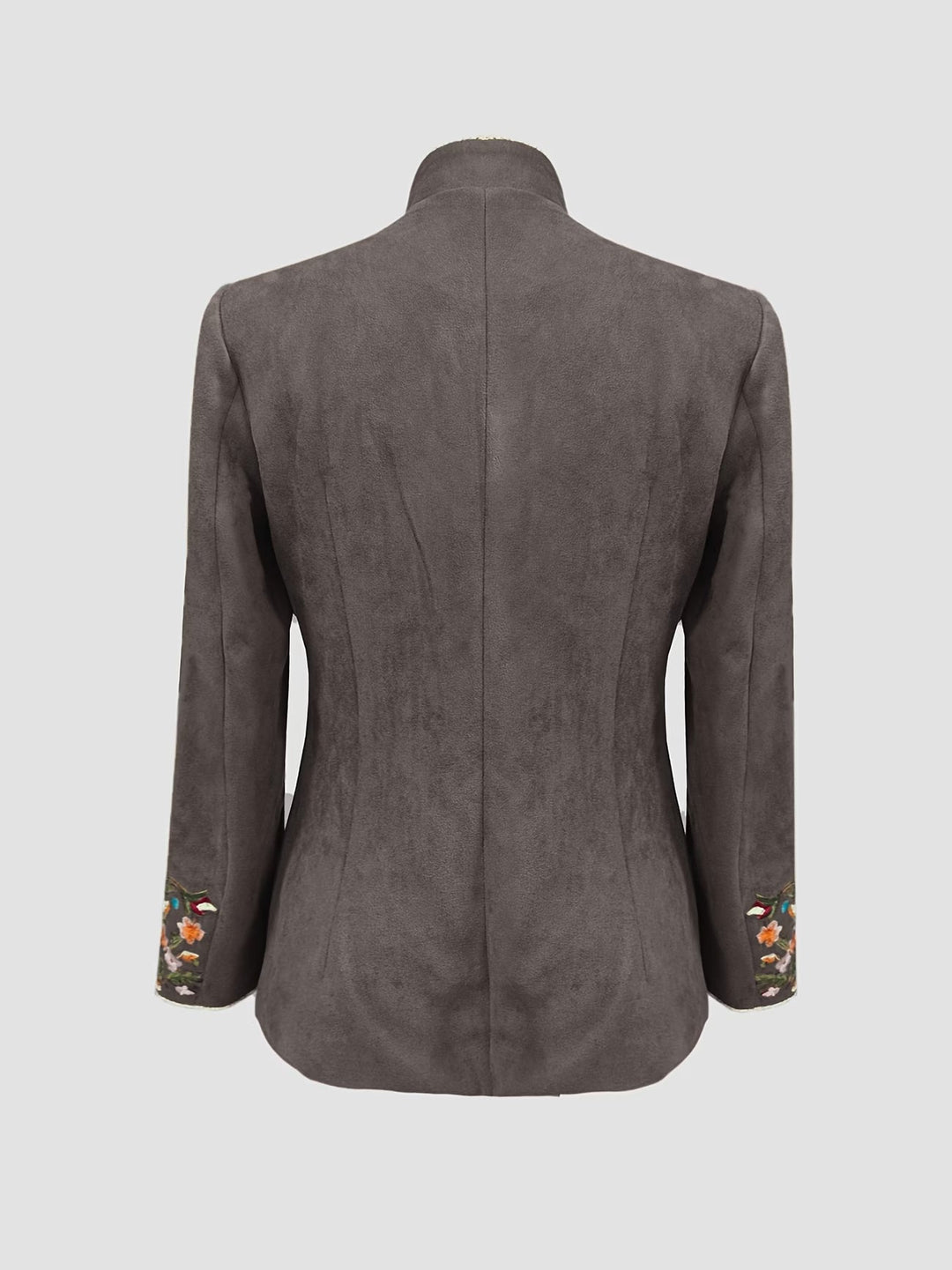 Anisaa - Elegant Jacket With Stand Collar