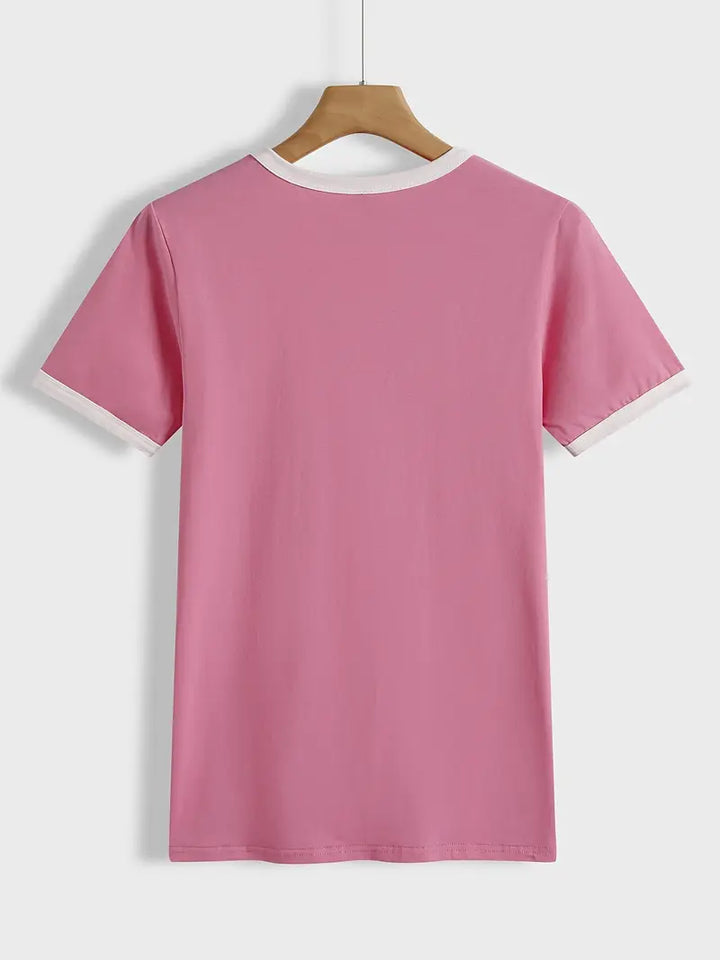 Kisara - Casual Short Sleeve T-Shirt