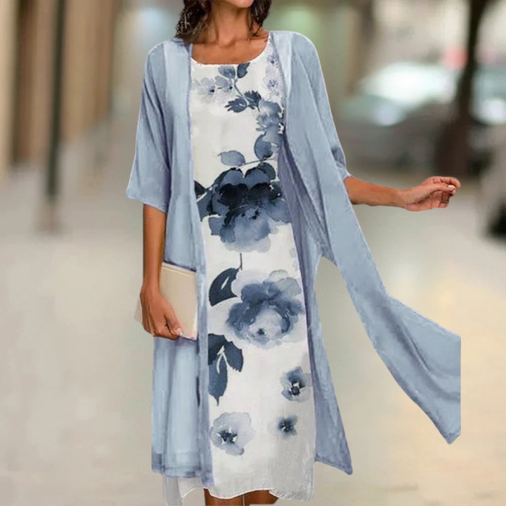 Nasira - Roud Neck Long Cotton Dress