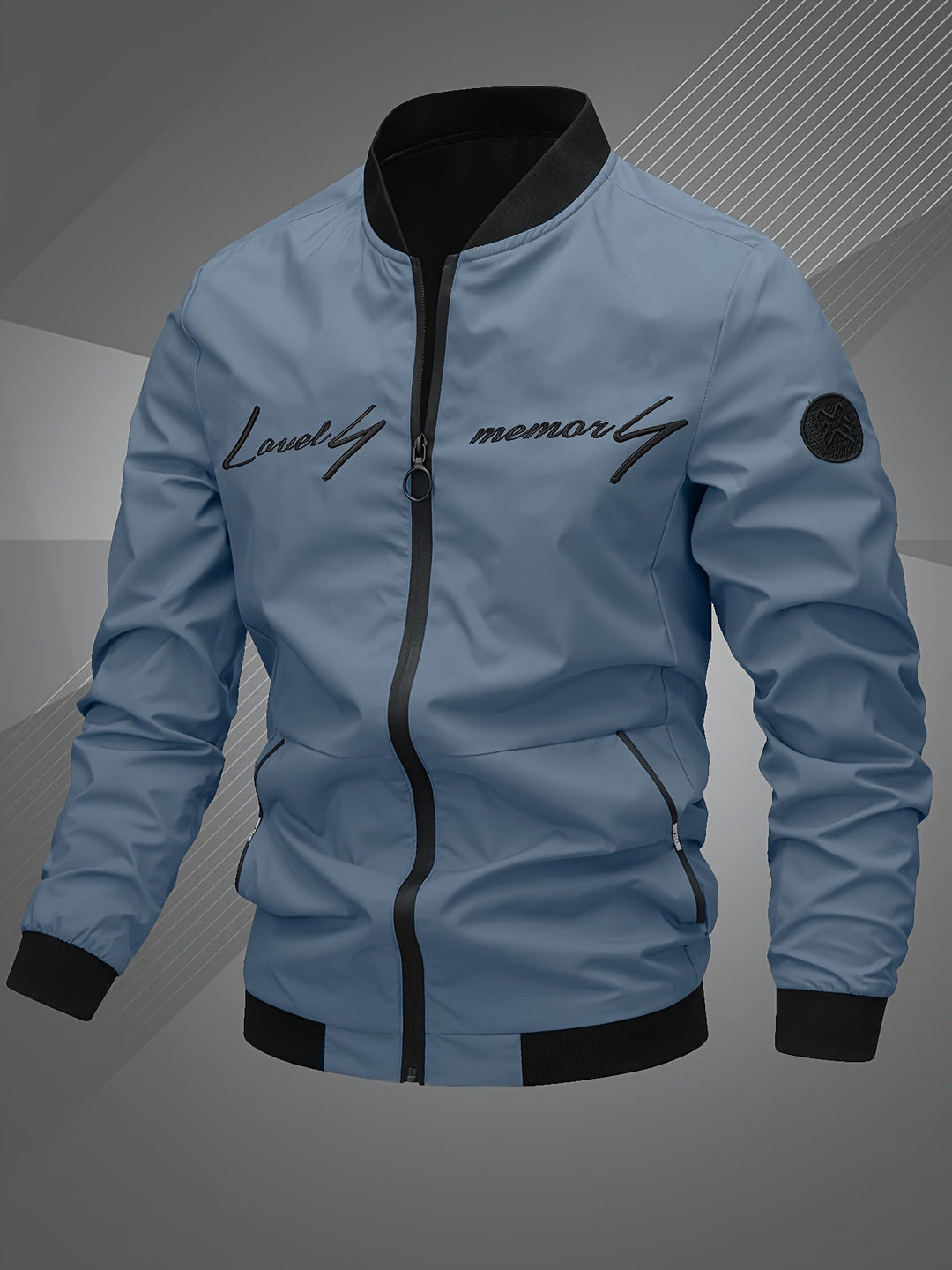 Hammond - Casual Long Sleeve Bomber Jacket