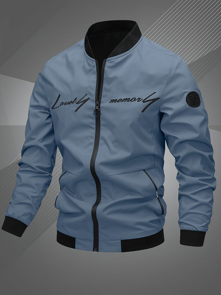 Hammond - Casual Long Sleeve Bomber Jacket